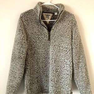 NWOT- Weatherproof Sherpa quarter zip pullover Size S